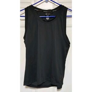 Spyder Active Tank Top Size Large Black Sleeveless Shirt